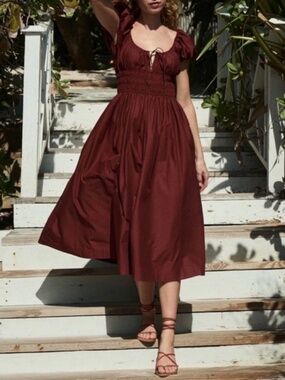 NWT Doen Quinn Midi Dress - Amberwood